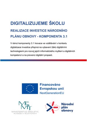 Digitalizujeme školu | Evropská unie | MŠMT